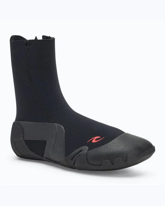 Rip Curl Men's Omega 5mm Round Toe With Zip Black 123MSA-0090