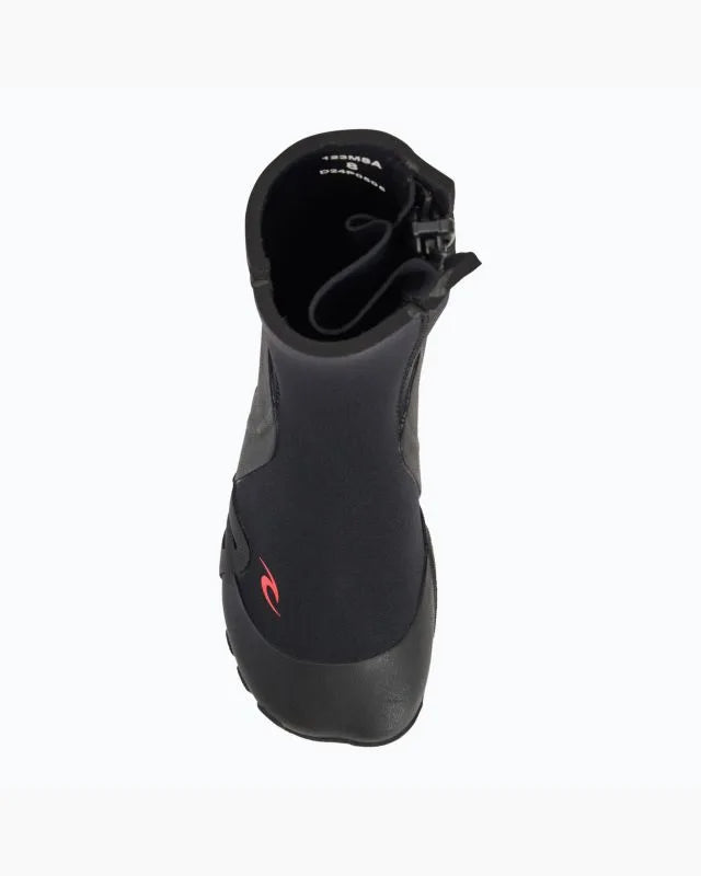 Load image into Gallery viewer, Rip Curl Men&#39;s Omega 5mm Round Toe With Zip Black 123MSA-0090
