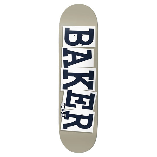 Baker Rowan Ribbon 8.125" Skateboard Deck Grey EQ03011748