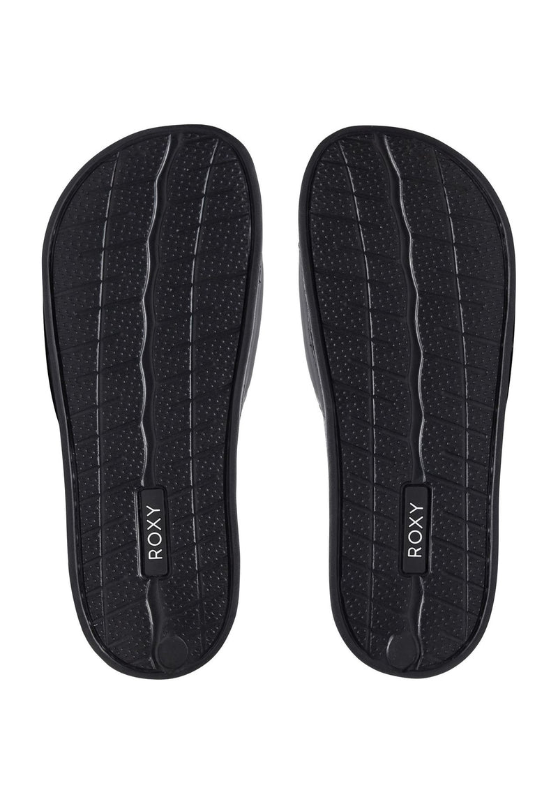 Load image into Gallery viewer, Roxy Slippy Slider Sandals Black ARJL100679-BFG
