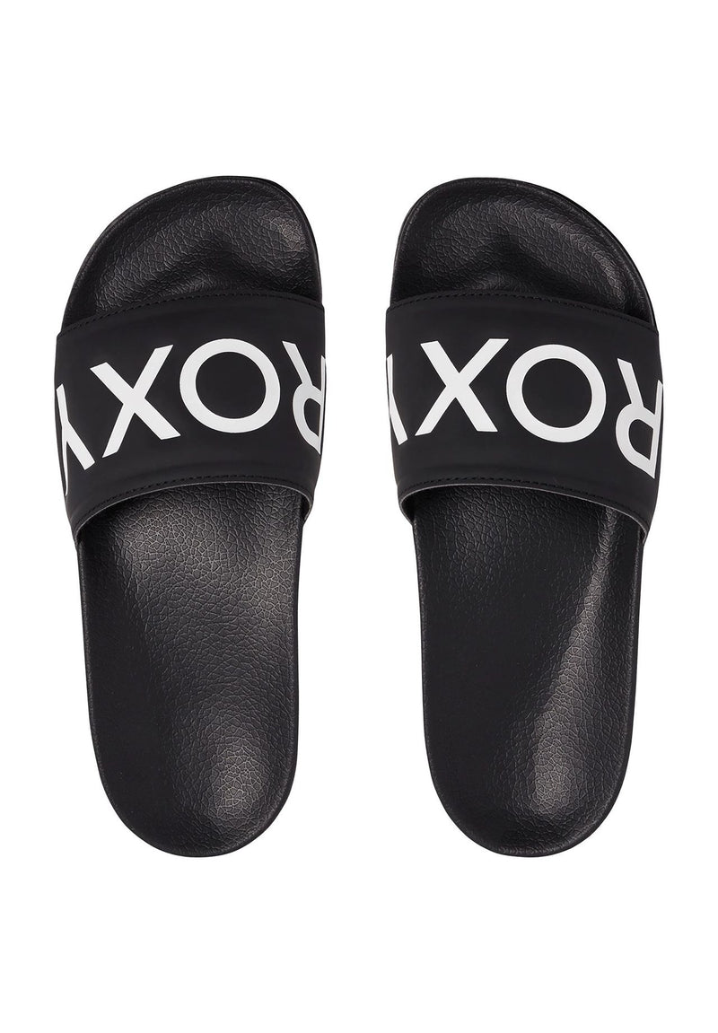 Load image into Gallery viewer, Roxy Slippy Slider Sandals Black ARJL100679-BFG
