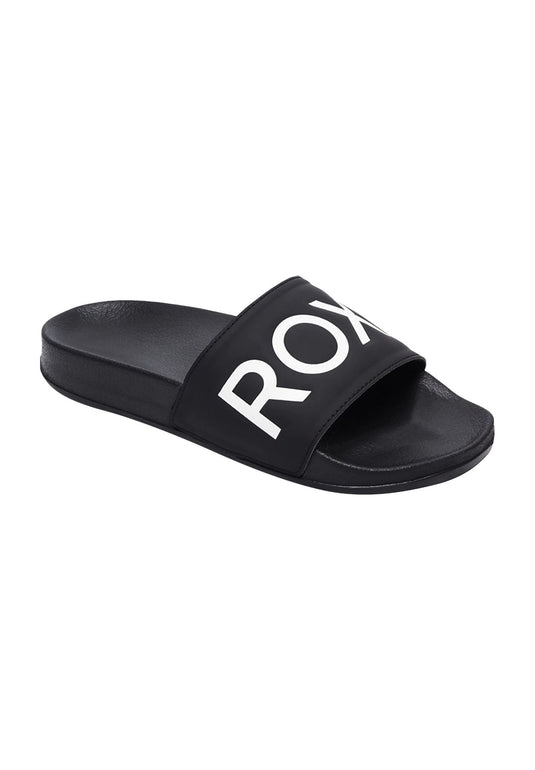 Roxy Slippy Slider Sandals Black ARJL100679-BFG