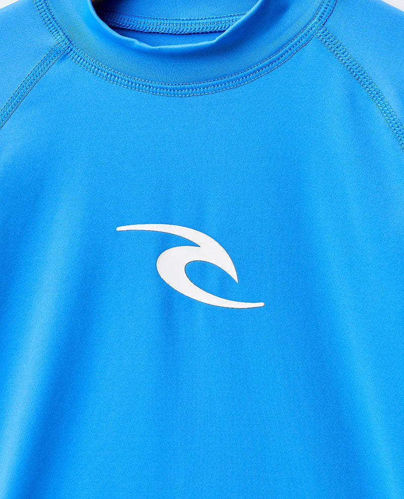 Load image into Gallery viewer, Rip Curl Kid's Waves UPF Long Sleeve Rash Vest (1-8 Years) Blue Gum 12VTRV/8006
