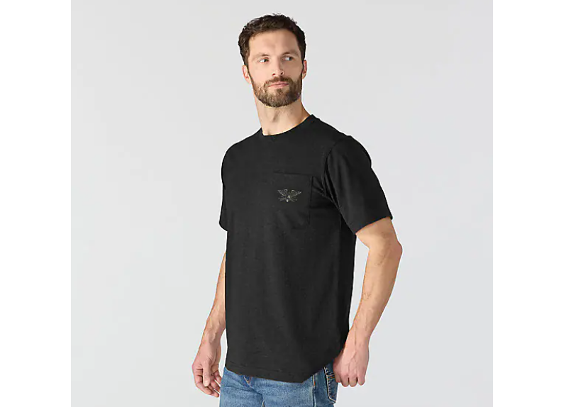 Load image into Gallery viewer, Carhartt Men's Irvine Relaxed Hardwork Eagle T-Shirt Black 107777-N04
