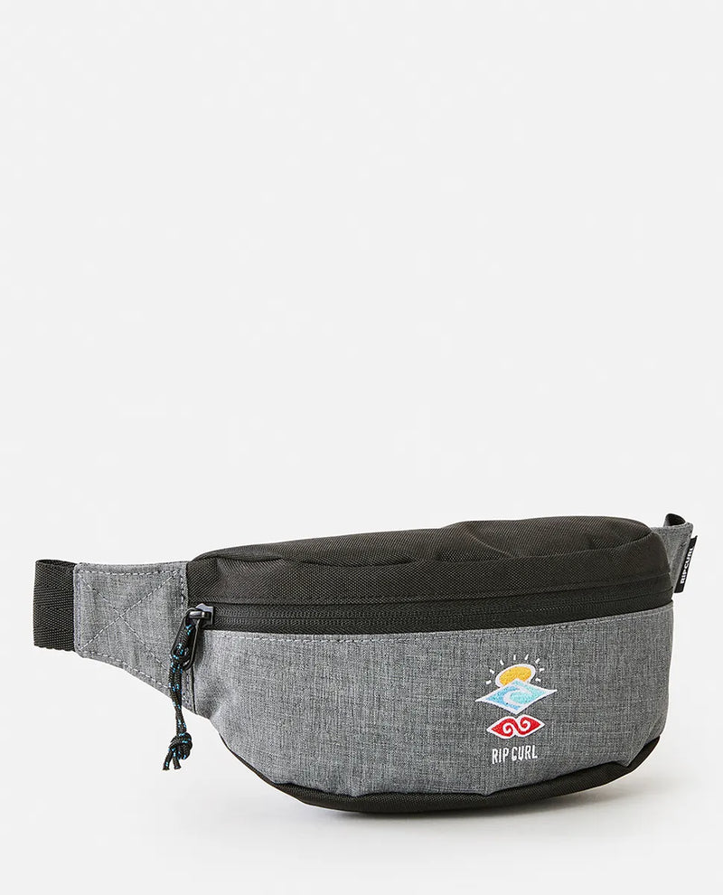 Load image into Gallery viewer, Rip Curl Unisex Waist Bag Small Icons Of Surf Grey 135MUT-0080
