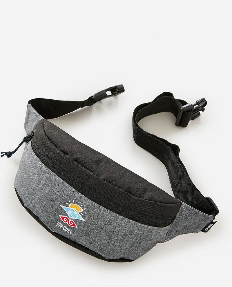 Load image into Gallery viewer, Rip Curl Unisex Waist Bag Small Icons Of Surf Grey 135MUT-0080
