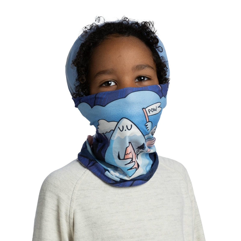 Load image into Gallery viewer, Buff Kids' Original EcoStretch Neckwear POW Riam Blue 136886.707.10.00
