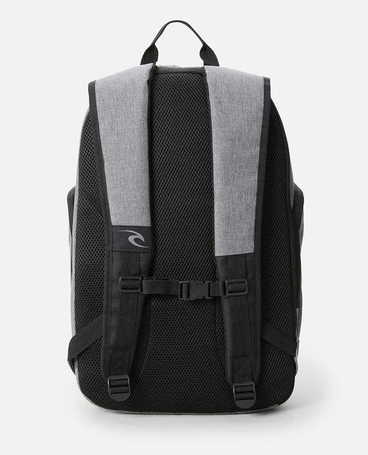 Rip Curl Unisex Posse 33L Icons Of Surf Backpack Grey Marle 13WMBA-85