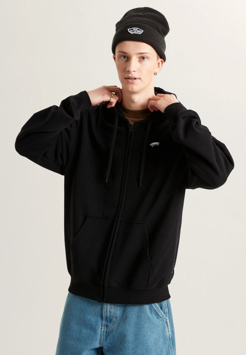 Load image into Gallery viewer, Vans Men's Salton Full Zip Hoodie Black VN0010GBBLK
