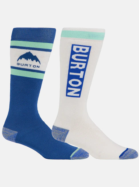 Burton Women's Weekend Midweight Socks (2 Pack) Jake Blue/Light Teal 1492519E1I