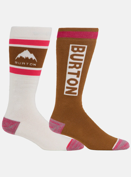 Burton Women's Weekend Midweight Socks (2 Pack) Chestnut Brown 1492519EZA