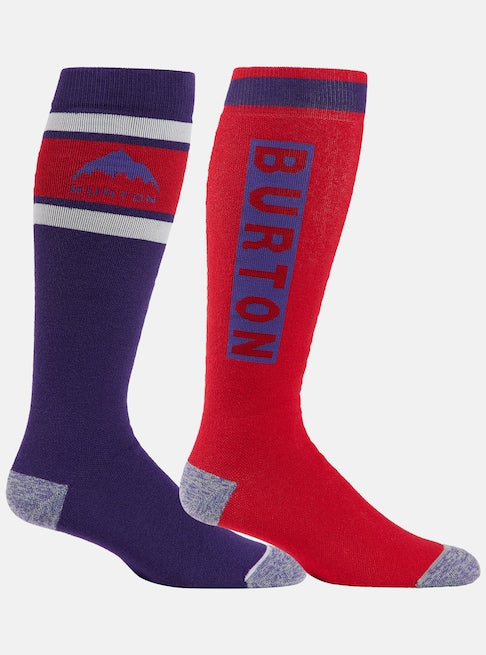 Burton Men's Weekend Midweight Socks (2 Pack) Prism Violet 149261949C