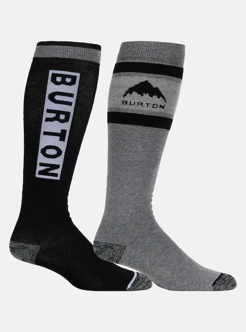 Burton Men's Weekend Midweight Socks (2 Pack) True Black 1492610900