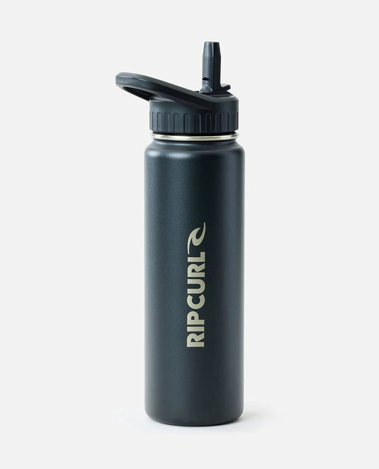 Rip Curl Logo Drink Bottle 710ml Black 14PMUT_0090