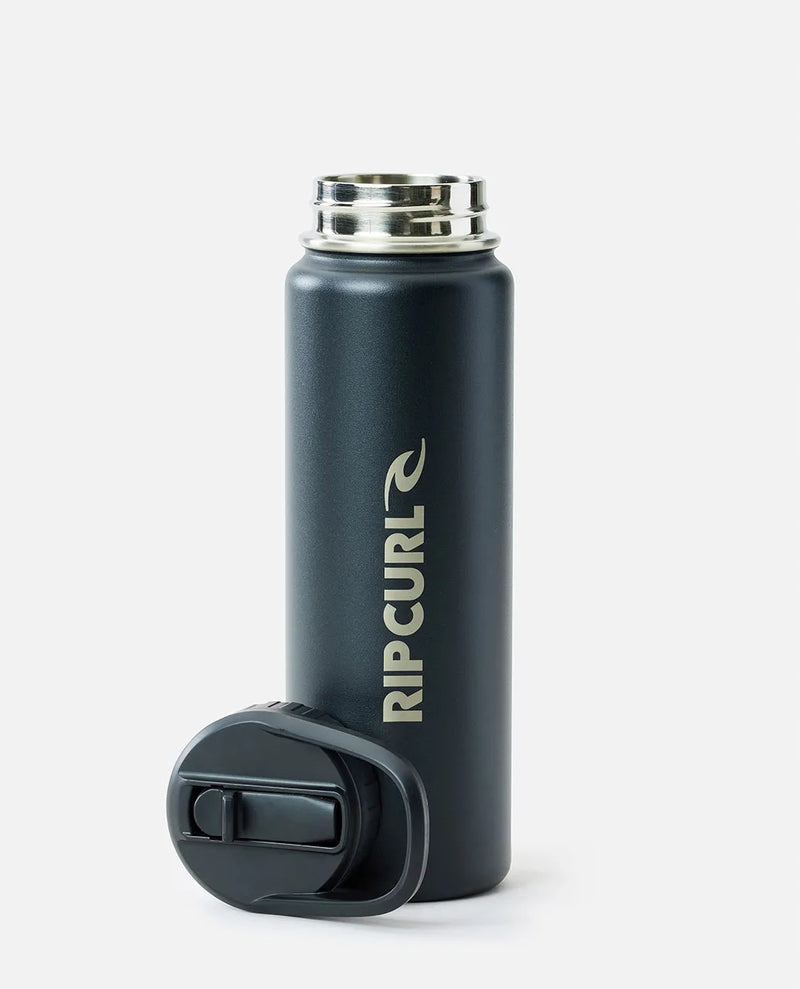 Load image into Gallery viewer, Rip Curl Logo Drink Bottle 710ml/24oz Black 14PMUT-0090
