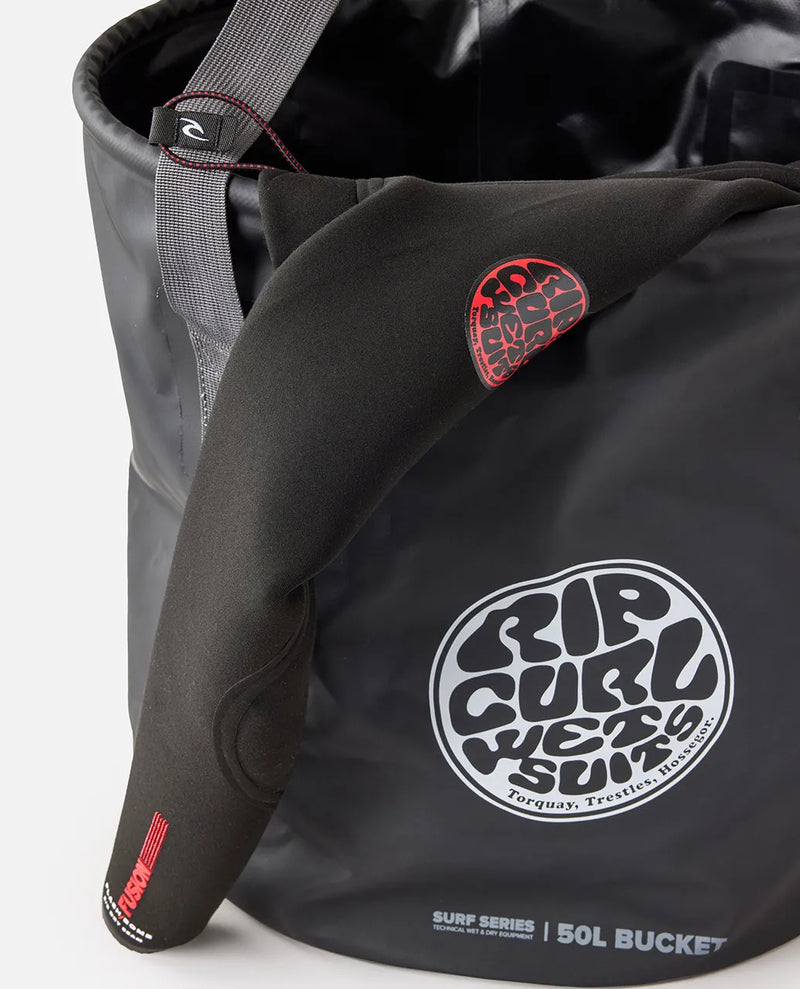 Load image into Gallery viewer, Rip Curl Unisex Surf Series 50L Bucket Black/Grey 14RMUT-0097
