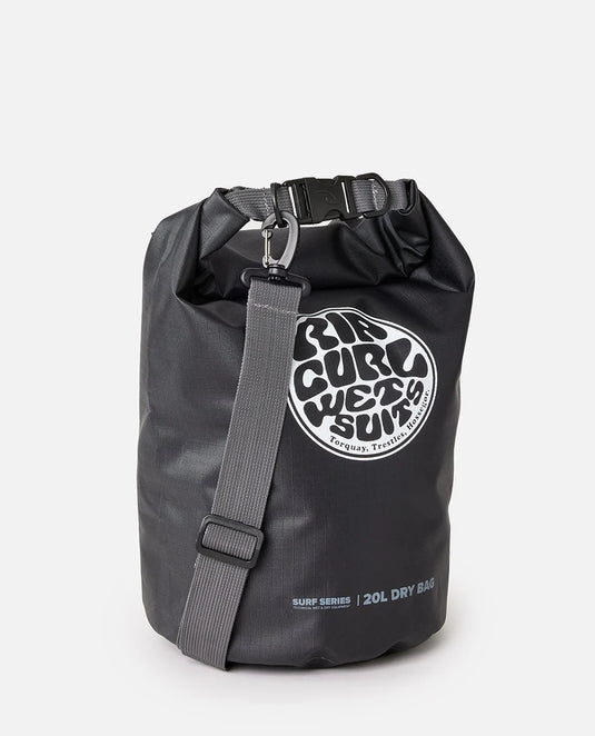 Rip Curl Surf Series 20L Barrel Bag Black 14SMUT