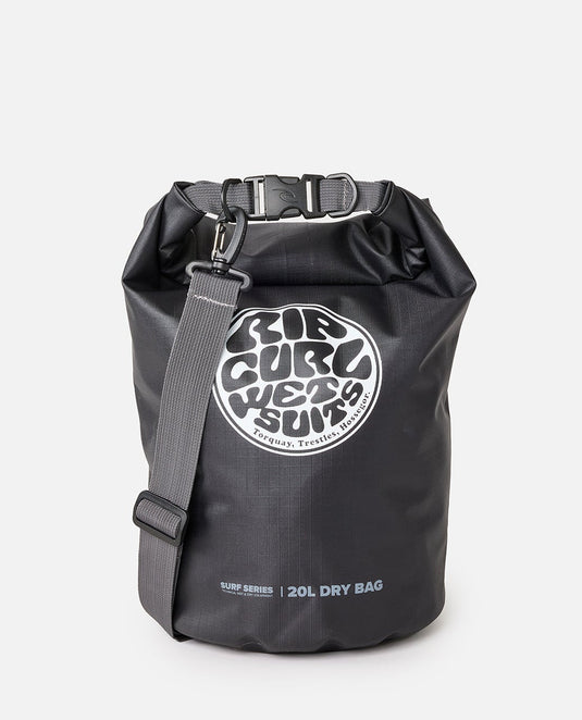 Rip Curl Unisex Surf Series Barrel Bag 20L Black/Grey 14SMUT-0097