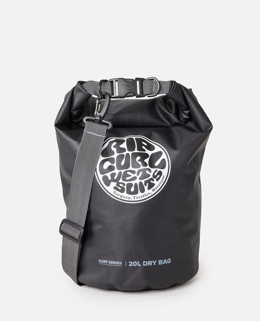 Rip Curl Surf Series 20L Barrel Bag Black 14SMUT