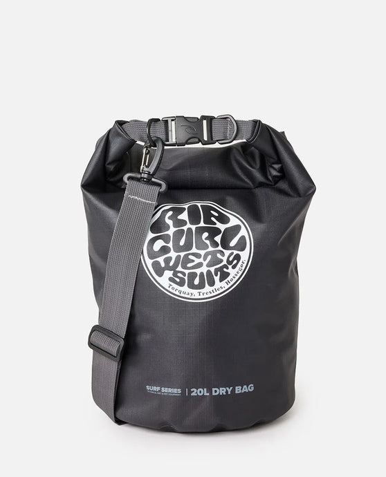 Rip Curl Unisex Surf Series Barrel Bag 20L Black/Grey 14SMUT-0097