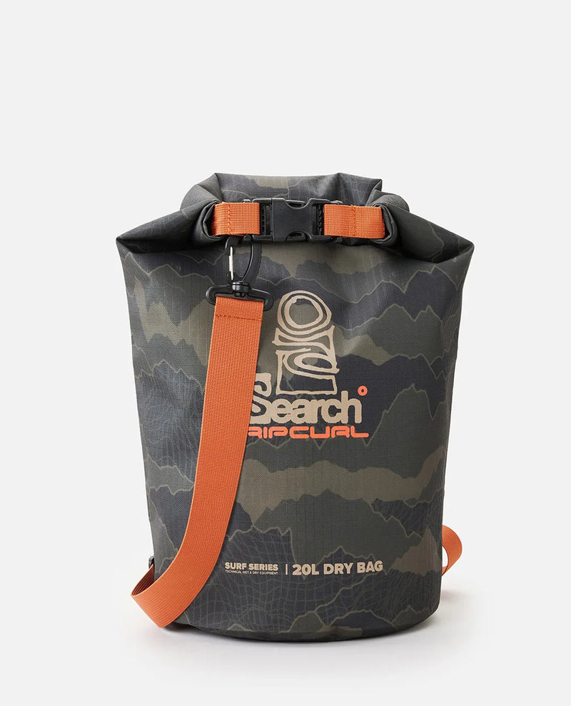 Load image into Gallery viewer, Rip Curl Surf Series 20L Barrel Bag Black/Olive 14SMUT-6696
