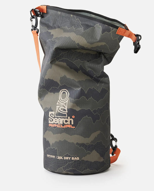 Rip Curl Surf Series 20L Barrel Bag Black/Olive 14SMUT-6696