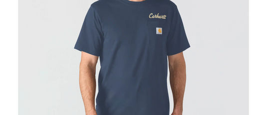 Carhartt Men's Irvine Relaxed Hard Work T-Shirt Superstorm 107735-HW4