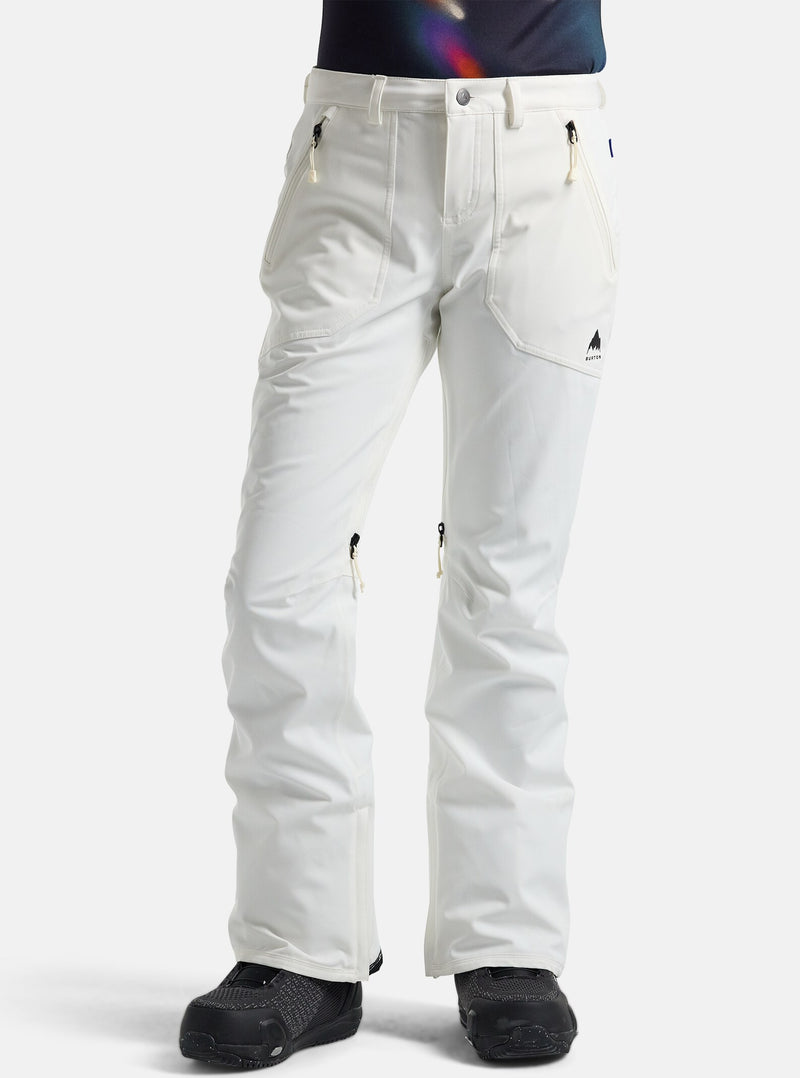 Load image into Gallery viewer, Burton Women&#39;s Vida 2L Stretch Pants Stout White 15006109100
