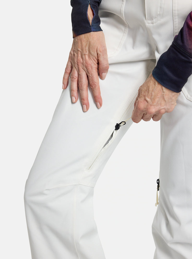 Load image into Gallery viewer, Burton Women&#39;s Vida 2L Stretch Pants Stout White 15006109100
