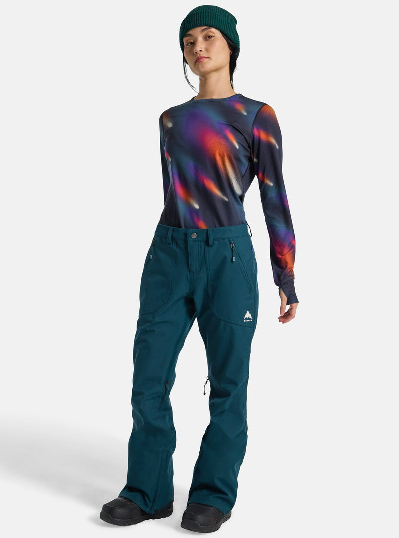 Load image into Gallery viewer, Burton Women&#39;s Vida 2L Stretch Pants Deep Emerald 15006109306
