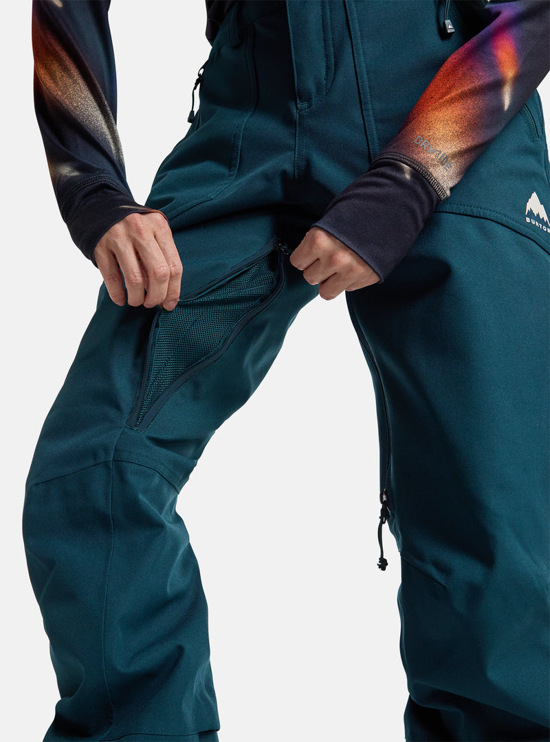 Load image into Gallery viewer, Burton Women&#39;s Vida 2L Stretch Pants Deep Emerald 15006109306
