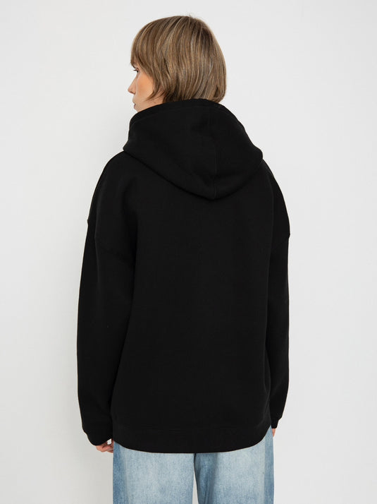 Volcom Women's Stone Heart Up Hoodie Black B4132412_BLK