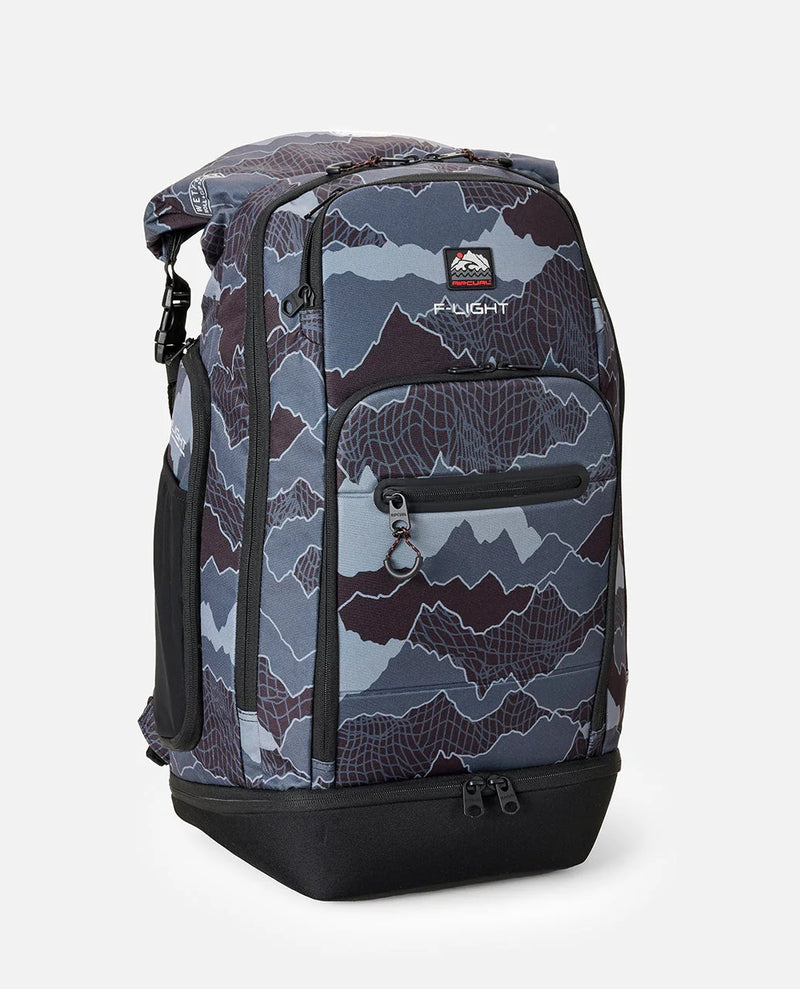 Load image into Gallery viewer, Rip Curl Unisex Search F-Light 45L Surf Backpack Black/Grey 156MBA_0097
