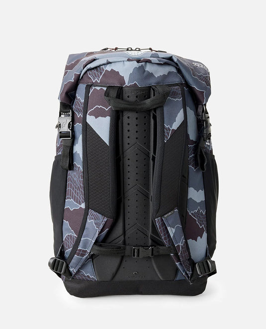 Rip Curl Unisex Search F-Light 45L Surf Backpack Black/Grey 156MBA_0097