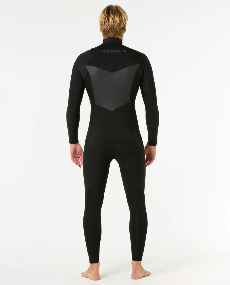 Load image into Gallery viewer, Rip Curl Men&#39;s Dawn Patrol 4/3 Chest Zip Wetsuit Black 157MFS-0090
