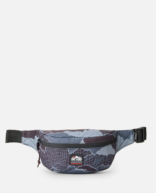 Rip Curl Unisex Search Camo Waist Bag Black/Grey 15KMUT_0097