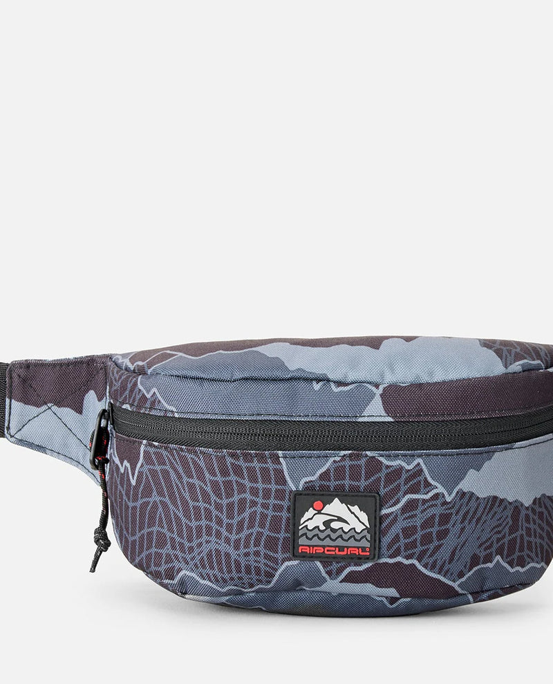 Load image into Gallery viewer, Rip Curl Unisex Search Camo Waist Bag Black/Grey 15KMUT_0097

