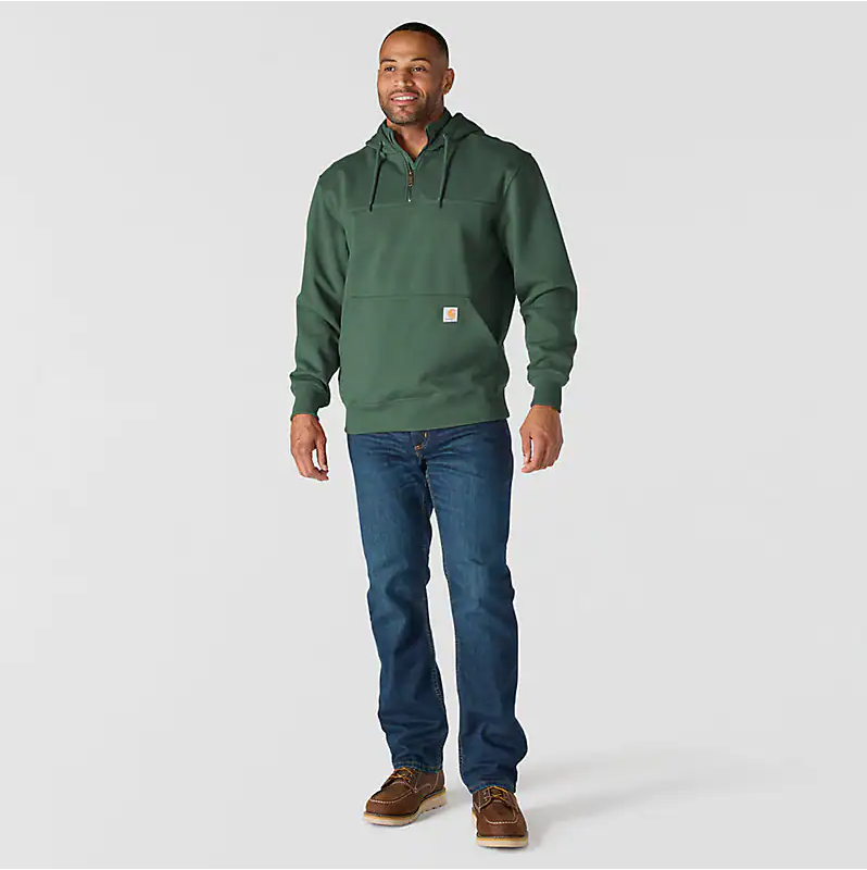Load image into Gallery viewer, Carhartt Men's Paxton 1/4-Zip Sweatshirt Forestry Green 100617-GI5
