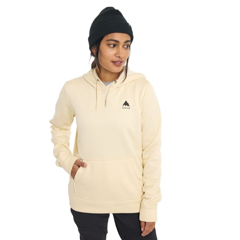 Load image into Gallery viewer, Burton Oak Pullover Hoodie Creme Brulee Heather 16445115250
