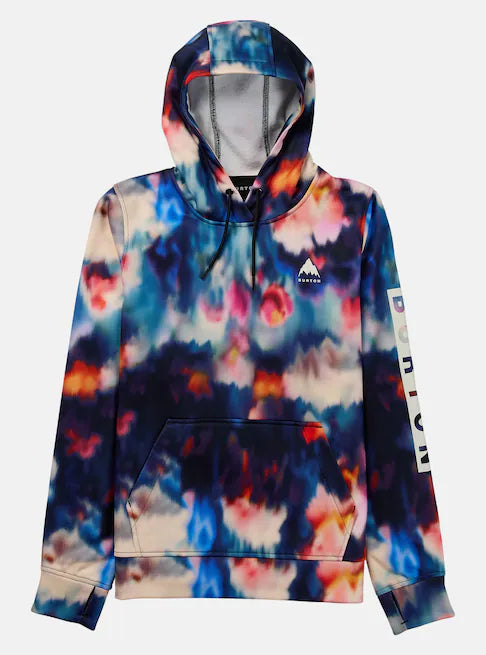 Load image into Gallery viewer, Burton Women&#39;s Oak Pullover Hoodie Floral Blur 164451AEZH
