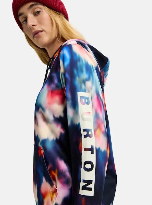 Load image into Gallery viewer, Burton Women&#39;s Oak Pullover Hoodie Floral Blur 164451AEZH
