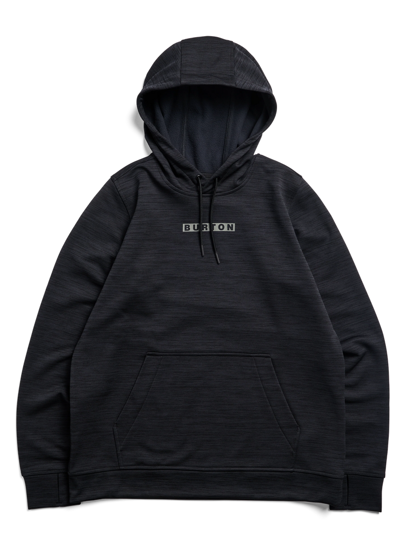 Load image into Gallery viewer, Burton Women's Oak Pullover Hoodie True Black Heather 164451BA30
