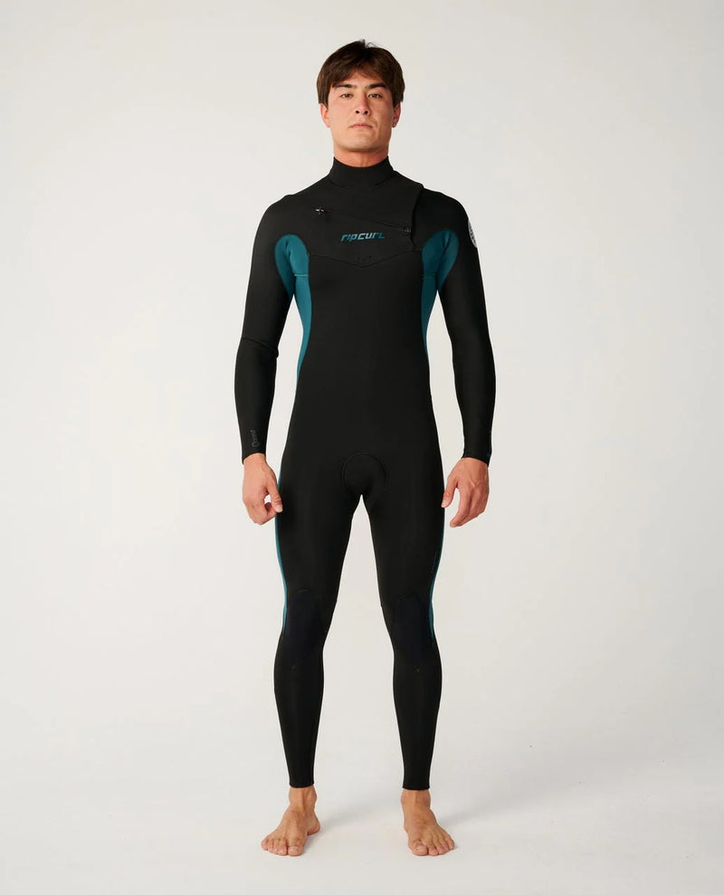Load image into Gallery viewer, Rip Curl Men's Dawn Patrol 5/3 Chest Zip Steamer Wetsuit Green 16PMFS-0060
