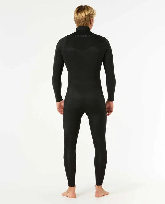 Rip Curl Men's Dawn Patrol 5/3 Chest Zip Wetsuit Black 16PMFS-0090