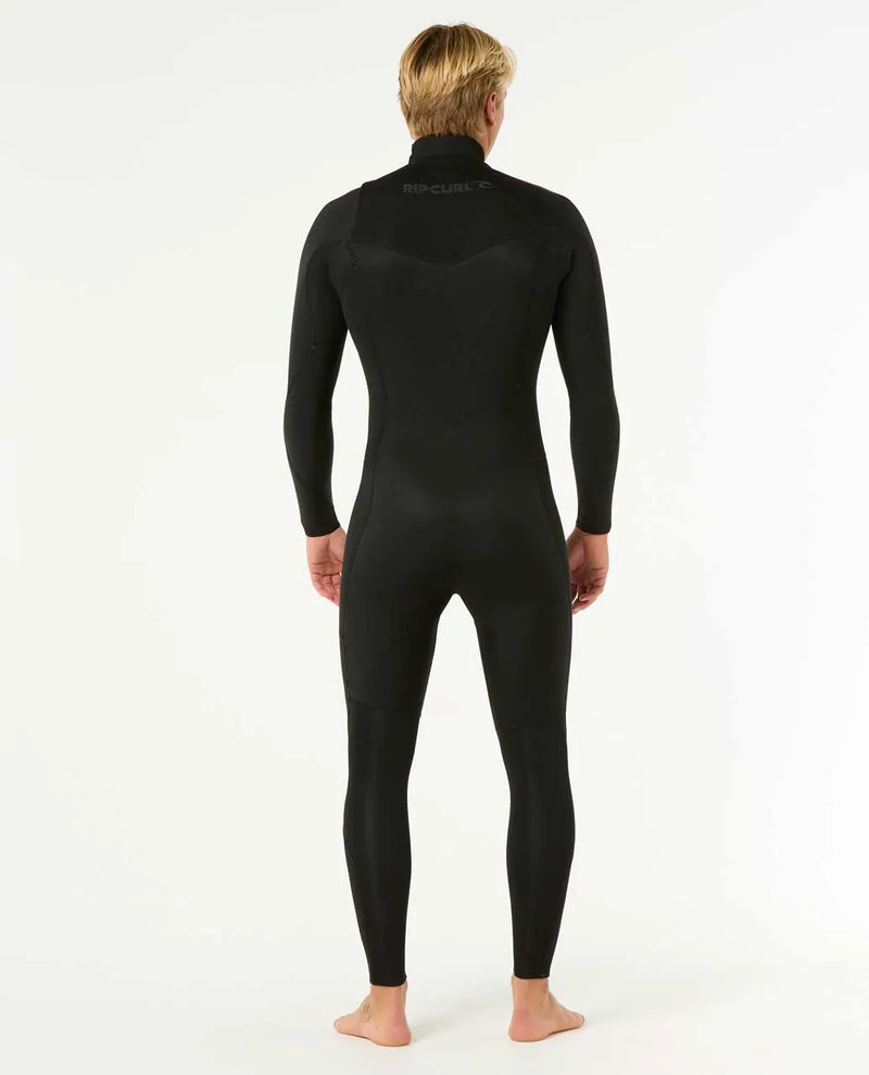 Load image into Gallery viewer, Rip Curl Men&#39;s Dawn Patrol 4/3 Chest Zip Wetsuit Black 16QMFS-0090
