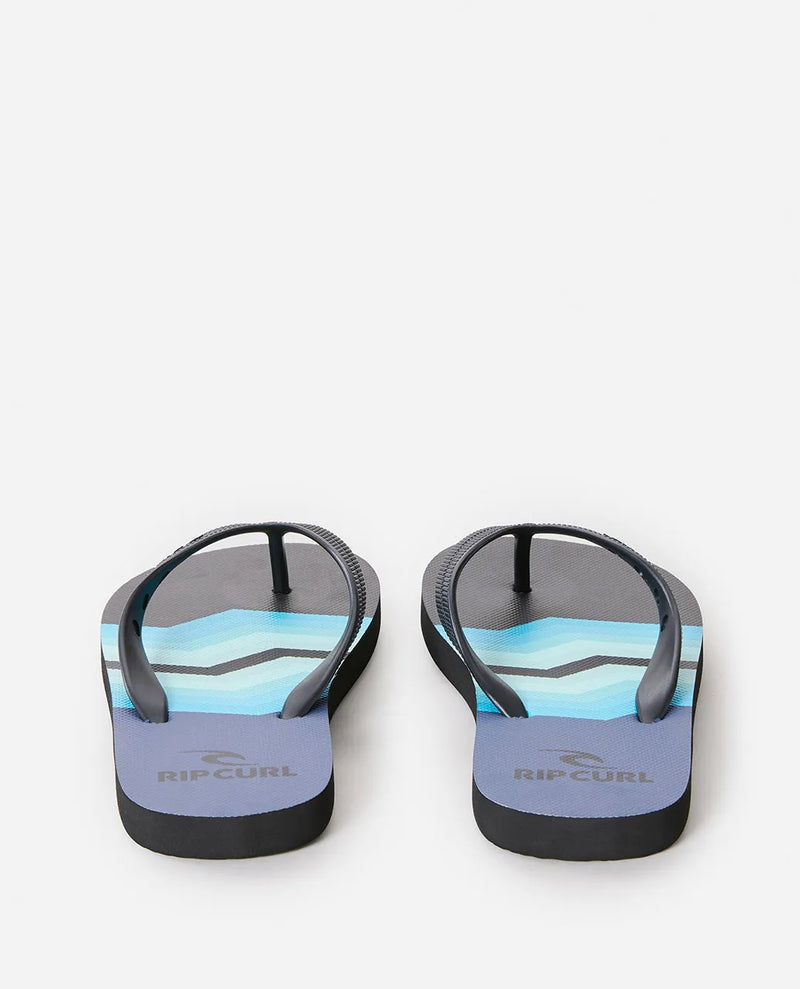 Load image into Gallery viewer, Rip Curl Men&#39;s Invert Bloom Open Toe Flip Flops Dusty Blue 1C1MOT-3458
