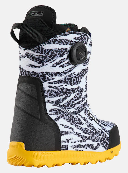 Burton Women's Ritual BOA® Snowboard Boots Zebra/Goldenrod 17125003961