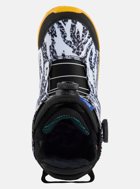 Load image into Gallery viewer, Burton Women&#39;s Ritual BOA® Snowboard Boots Zebra/Goldenrod 17125003961
