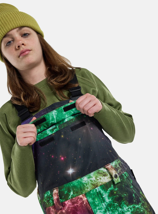 Burton Kid's Skylar Snow Bib Painted Planets 17150107962