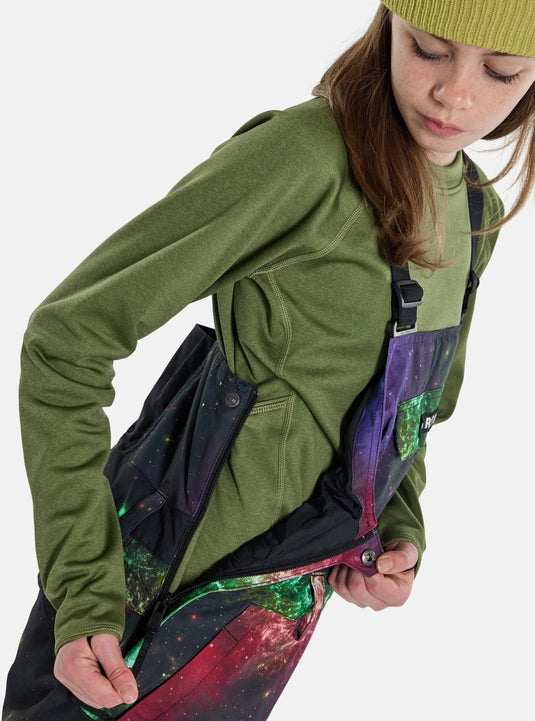 Burton Kid's Skylar Snow Bib Painted Planets 17150107962